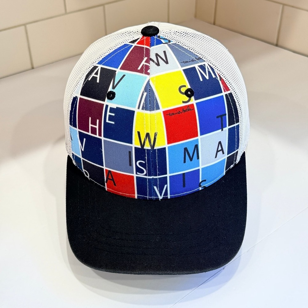 TravisMathew Trucker Snapback Hat Multicolor Mesh Golf Cap